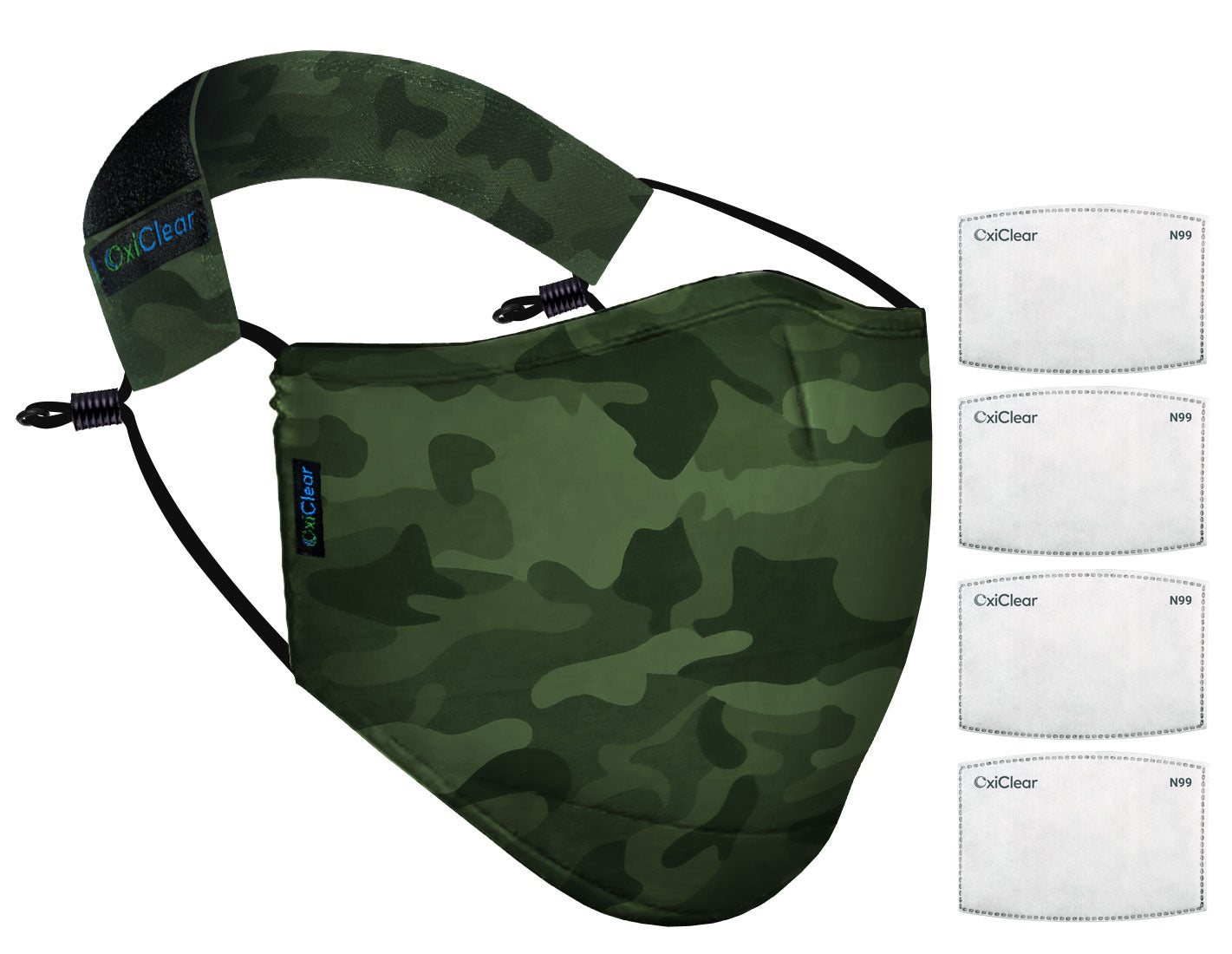 OxiClear N99 Face Mask (Combat) (Non-Valved)
